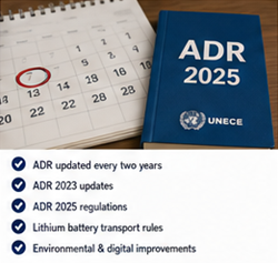 Ажурирања ADR прописа и измене закона о превозу опасне робе у Европи