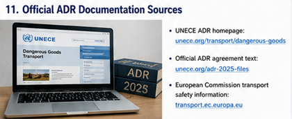 Званична документа ADR прописа и UNECE ресурси за превоз опасне робе